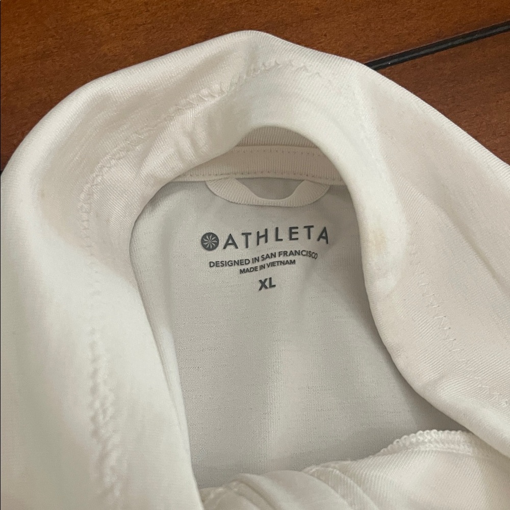 White Full-Zip Athleta Jacket - image 2